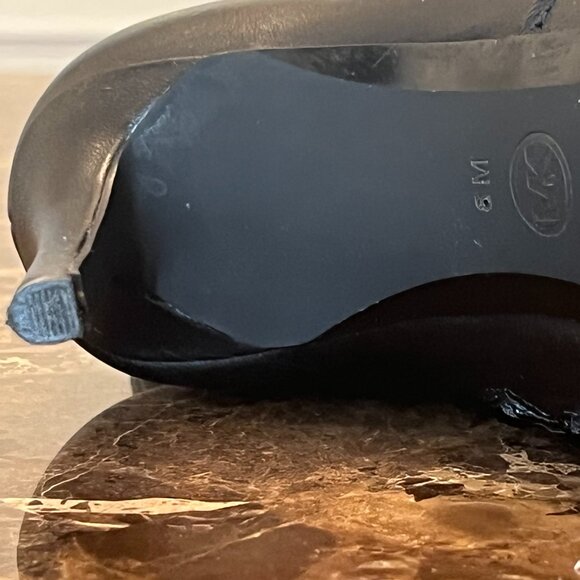 Michael Michael Kors Blaine Black Leather Booties Size 6 - Picture 10 of 16